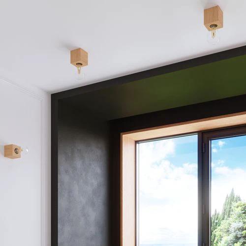 Ceiling lamp wood Ariz Scandinavian Design E27 by Sollux Lighting