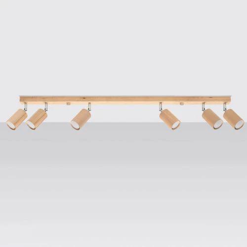 Sollux Lighting Ceiling lamp wood Berg Scandinavian Design GU10 - Ceiling Lights
