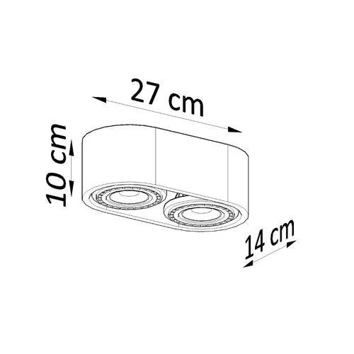 Ceiling lamp wood Basic Scandinavian Design GU10 by Sollux Lighting
