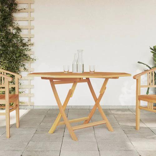 vidaXL Folding Garden Table 110x110x75 cm Solid Wood Teak by vidaXL