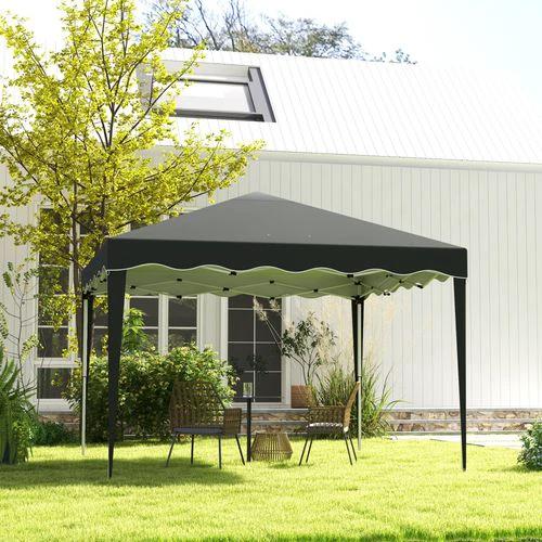 Outsunny Outsunny 3x3(m) Pop Up Gazebo Marquee Tent for Garden w/ Carry Bag Grey - Gazebos