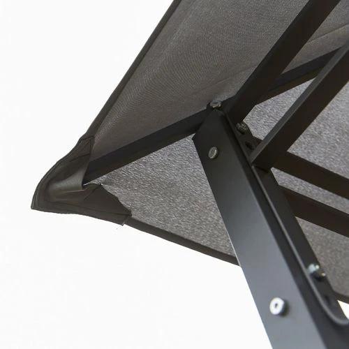 Outsunny 3x3(m) Outdoor Patio Gazebo Steel Canopy Tent Pavilion 2-Tier Roof Top - Gazebos