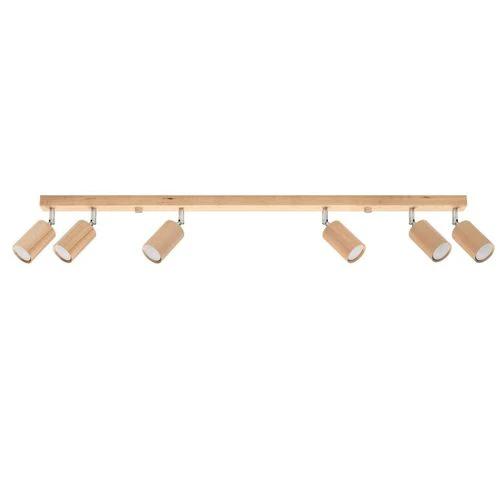 Ceiling lamp wood Berg Scandinavian Design GU10 by Sollux Lighting