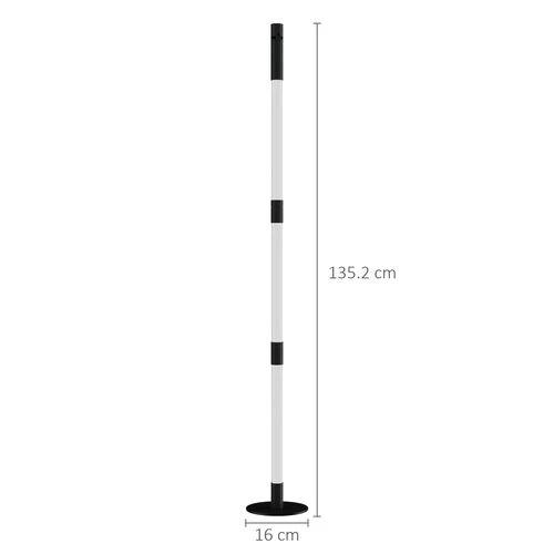 HOMCOM LED Floor Lamp, Corner Floor Lamp App & Remote Control Dark Grey - Lamp