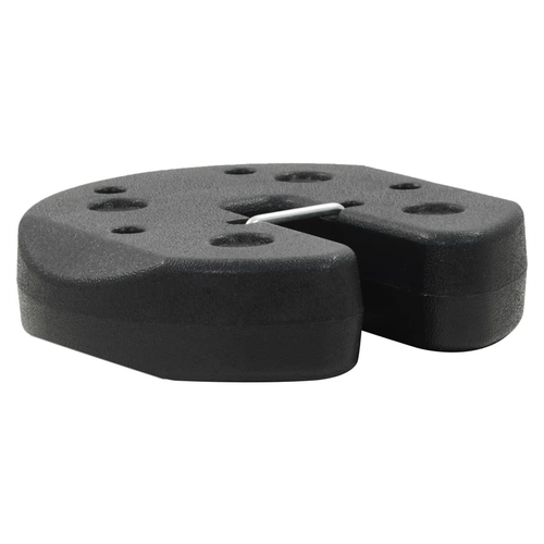 vidaXL Gazebo Weight Plates 4 Pcs 220x50 mm Durable Concrete for Outdoor Equipment Stability by vidaXL