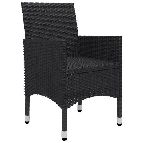 vidaXL Elegant 3 Piece Garden Dining Set with Cushions for Outdoor Dining and Relaxation - Garden Set