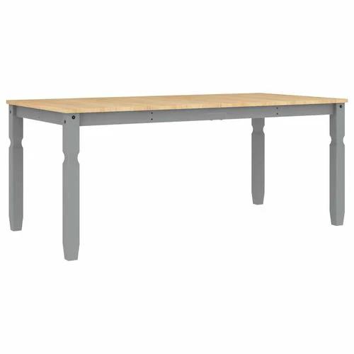 vidaXL vidaXL 7 Piece Dining Set Panama Grey Solid Wood Pine - Dining Set