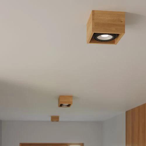 Sollux Lighting Ceiling lamp wood Quatro Scandinavian Design GU10 - Ceiling Lights