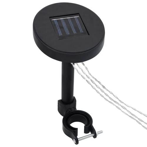 vidaXL Solar Powered LED String Lights with Adjustable Mounting Bracket for Outdoor Garden Decor - Gazebos