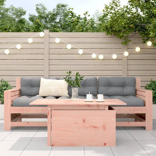 vidaXL vidaXL Garden Table 100x50x75 cm Solid Wood Douglas -