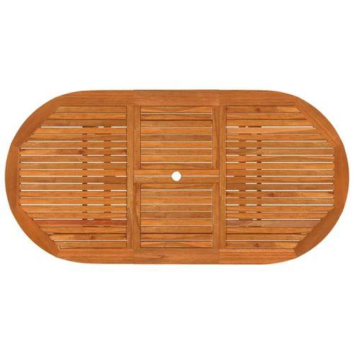 Garden Table 200x100x75 cm Solid Wood Eucalyptus by vidaXL