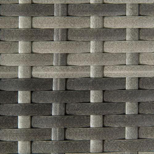 Outdoor Coffee Table w/ Plastic Board Under the Full Woven Table Top, Grey by Outsunny