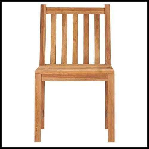Quality Teak Garden Dining Set 5 Piece Durable Outdoor Patio by vidaXL