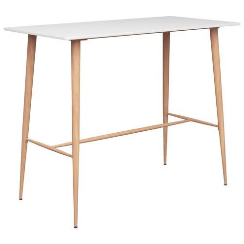 vidaXL 5 Piece Bar Set White and Grey by vidaXL