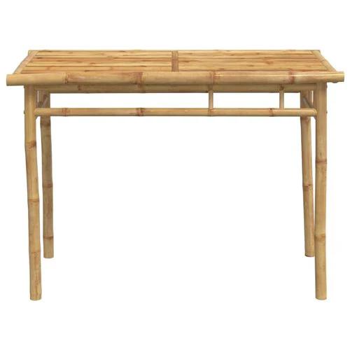vidaXL 5 Piece Bamboo Garden Dining Set with Water-Resistant Finish for Outdoor Entertaining by vidaXL