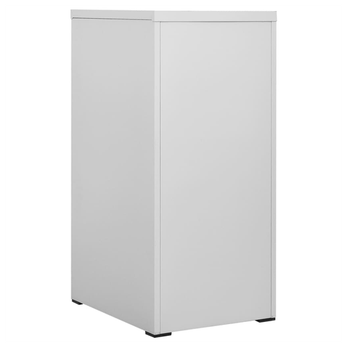 vidaXL Filing Cabinet Light Grey 46x62x102.5 cm Steel by vidaXL