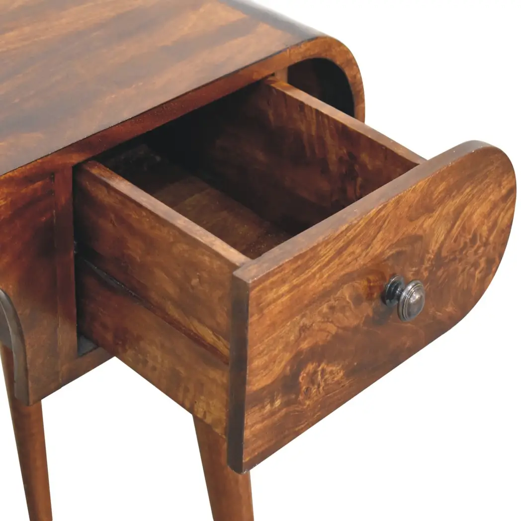 Artisan Furniture Artisan Furniture Solid Wood Chestnut London Arch Writing Desk, 2 Drawers, Brown - Desk