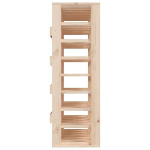 vidaXL Solid Pine Wine Rack 70x33x94 cm Rustic Design with Ample Storage for Wine Enthusiasts - Wine Rack