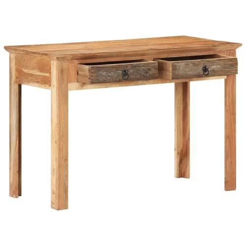 vidaXL Solid Reclaimed Wood Desk 110x50x75 cm Vintage Handmade Design for Home Office Use by vidaXL