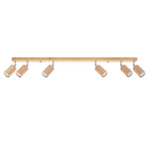 Ceiling lamp wood Berg Scandinavian Design GU10 by Sollux Lighting