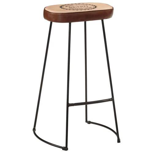 vidaXL vidaXL 5 Piece Bar Set Solid Rough Wood Mango and Metal - Dining Set