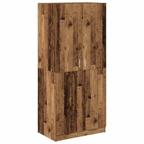 vidaXL vidaXL Wardrobe Old Wood 90x52x200 cm Engineered Wood - Wardrobe