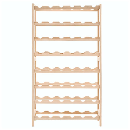 vidaXL vidaXL Wooden Wine Rack 57.5x28x102 cm with 8 Tiers for Wine Enthusiasts - Wine Rack