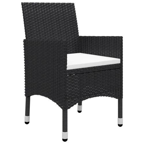 Elegant 3 Piece Garden Dining Set with Cushions for Outdoor Relaxation and Dining by vidaXL
