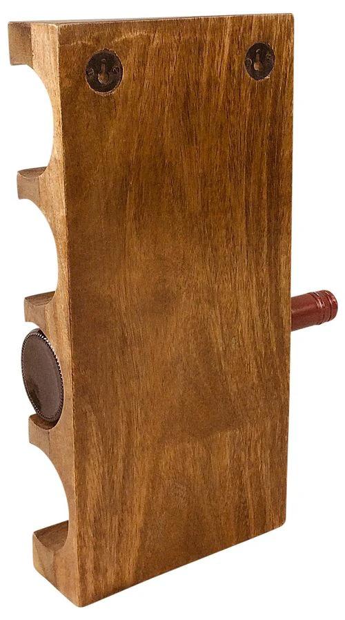 Wall Mounted Wooden Wine Rack by Country Cottage