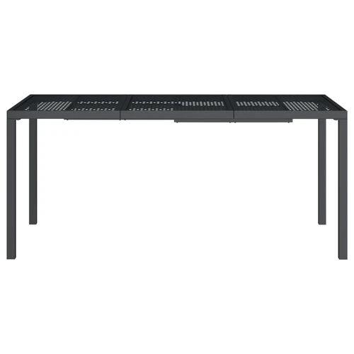 vidaXL vidaXL Garden Table Anthracite 50x50x72 cm Steel -