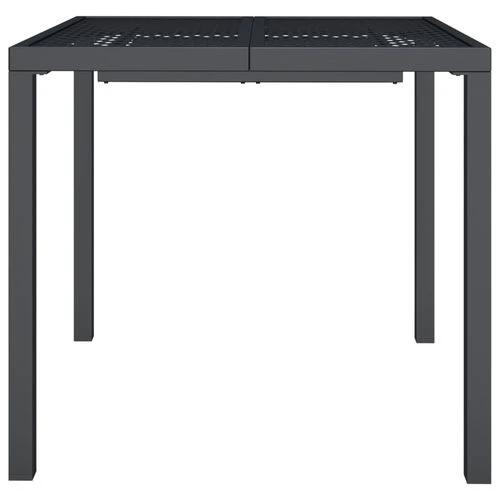 vidaXL Garden Table Anthracite 50x50x72 cm Steel by vidaXL