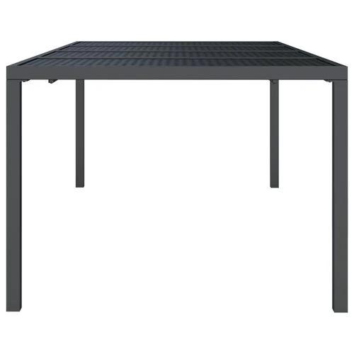 vidaXL vidaXL Garden Table Anthracite 50x50x72 cm Steel -