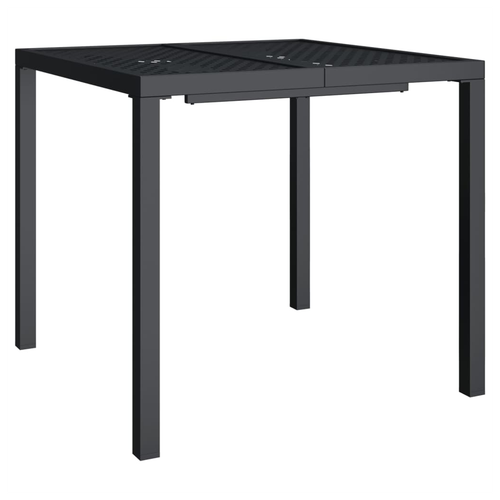 vidaXL Garden Table Anthracite 50x50x72 cm Steel by vidaXL