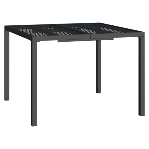 vidaXL Garden Table Anthracite 50x50x72 cm Steel by vidaXL