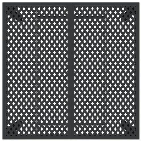 vidaXL Garden Table Anthracite 50x50x72 cm Steel by vidaXL