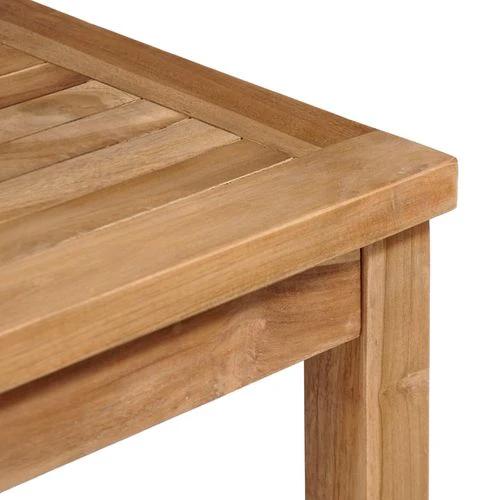 vidaXL Garden Table 80x80x77 cm Solid Teak Wood -
