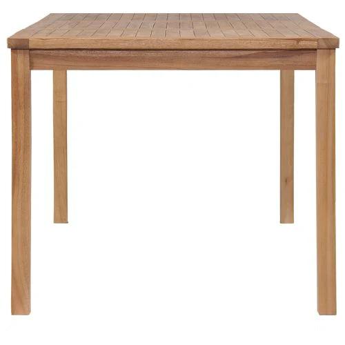 vidaXL Garden Table 80x80x77 cm Solid Teak Wood -