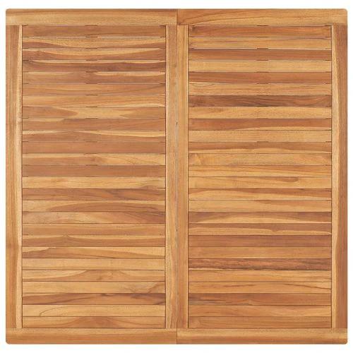 vidaXL Garden Table 80x80x77 cm Solid Teak Wood by vidaXL