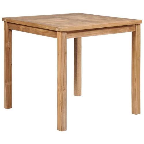 vidaXL Garden Table 80x80x77 cm Solid Teak Wood -