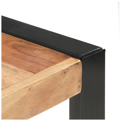 vidaXL vidaXL Dining Table 120x60x75 cm Solid Wood with Sheesham Finish -