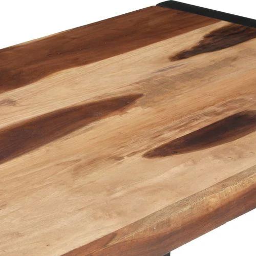 vidaXL vidaXL Dining Table 120x60x75 cm Solid Wood with Sheesham Finish -