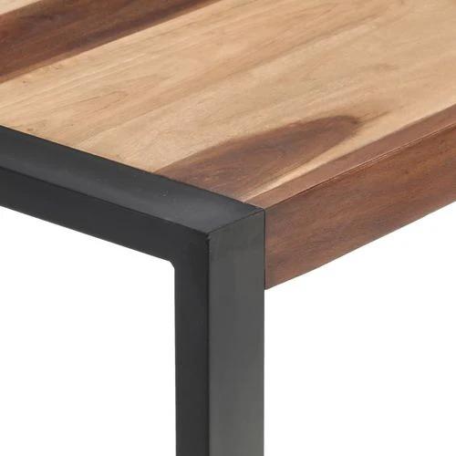 vidaXL Dining Table 120x60x75 cm Solid Wood with Sheesham Finish by vidaXL