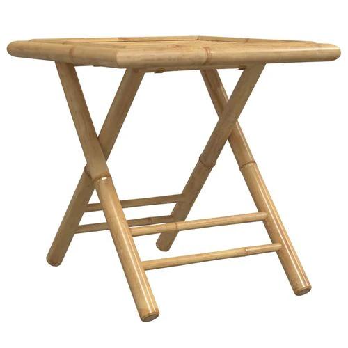 vidaXL Folding Garden Table 45x45x45 cm Bamboo by vidaXL