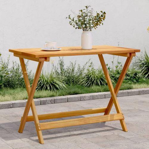 vidaXL vidaXL Folding Garden Table 50x50x50 cm Solid Wood Acacia -