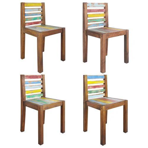 vidaXL vidaXL Dining Chairs 2 pcs Solid Reclaimed Wood -