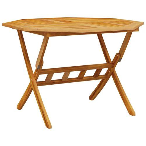 vidaXL Folding Garden Table 90x75 cm Solid Acacia Wood -
