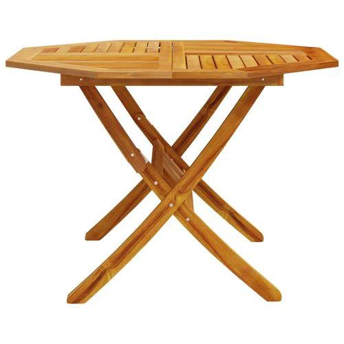 vidaXL Folding Garden Table 90x75 cm Solid Acacia Wood -
