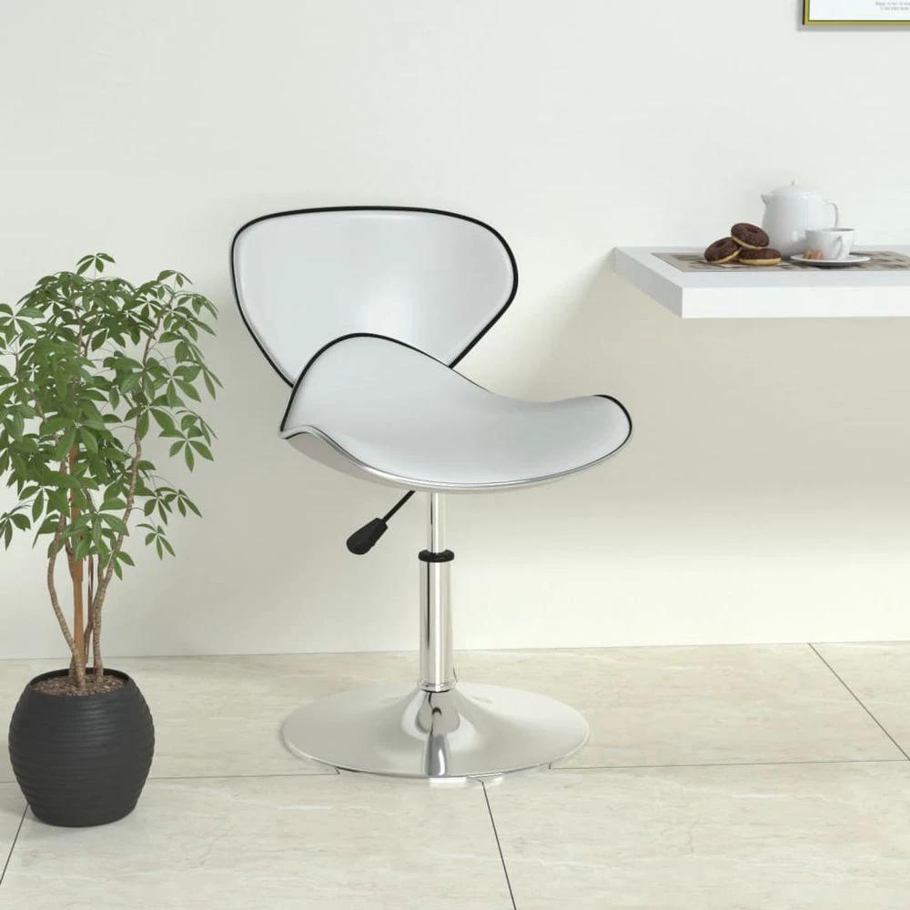 vidaXL Bar Stool vidaXL White Faux Leather - Uncategorized Bar Stool