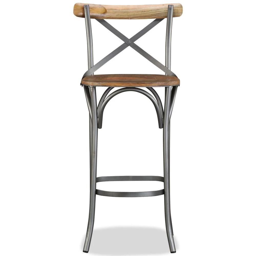 Bar Stool vidaXL Solid Mango Wood by vidaXL