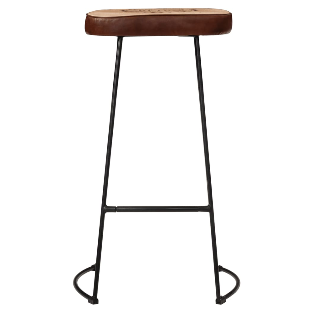 Bar Stools 2 pcs vidaXL Dark Brown 44x37.5x78 cm by vidaXL